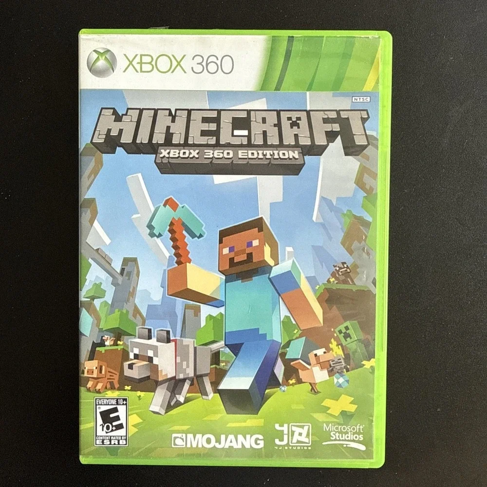 Minecraft Xbox 360 Edition (Microsoft Xbox 360, 2013) - Case & Disc, Tested